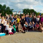 photo de groupe en Slovénie