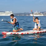 2 participants à la collecte de déchets à Cannes