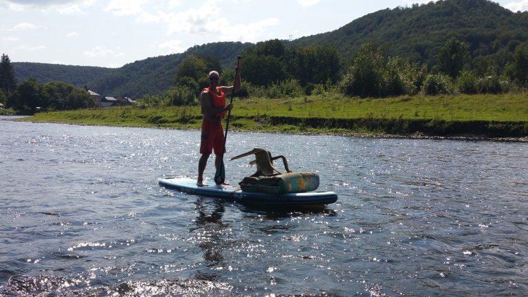 Descente de la Semoy en SUP & collecte de déchets - Fondation Watertrek