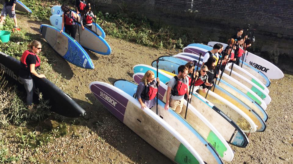 paddlers &agrave; Londres
