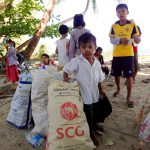 Sac de déchets au Myanmar