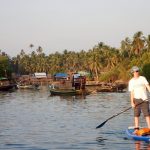Paul en paddle au Myanmar