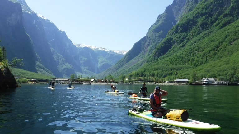 paddles sur le Sognefjord