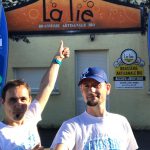 Mathieu et Anthony devant la Brasserie La Lie