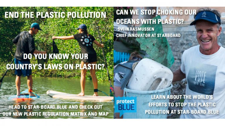 Plastic pollution flyer by Protect Blue
